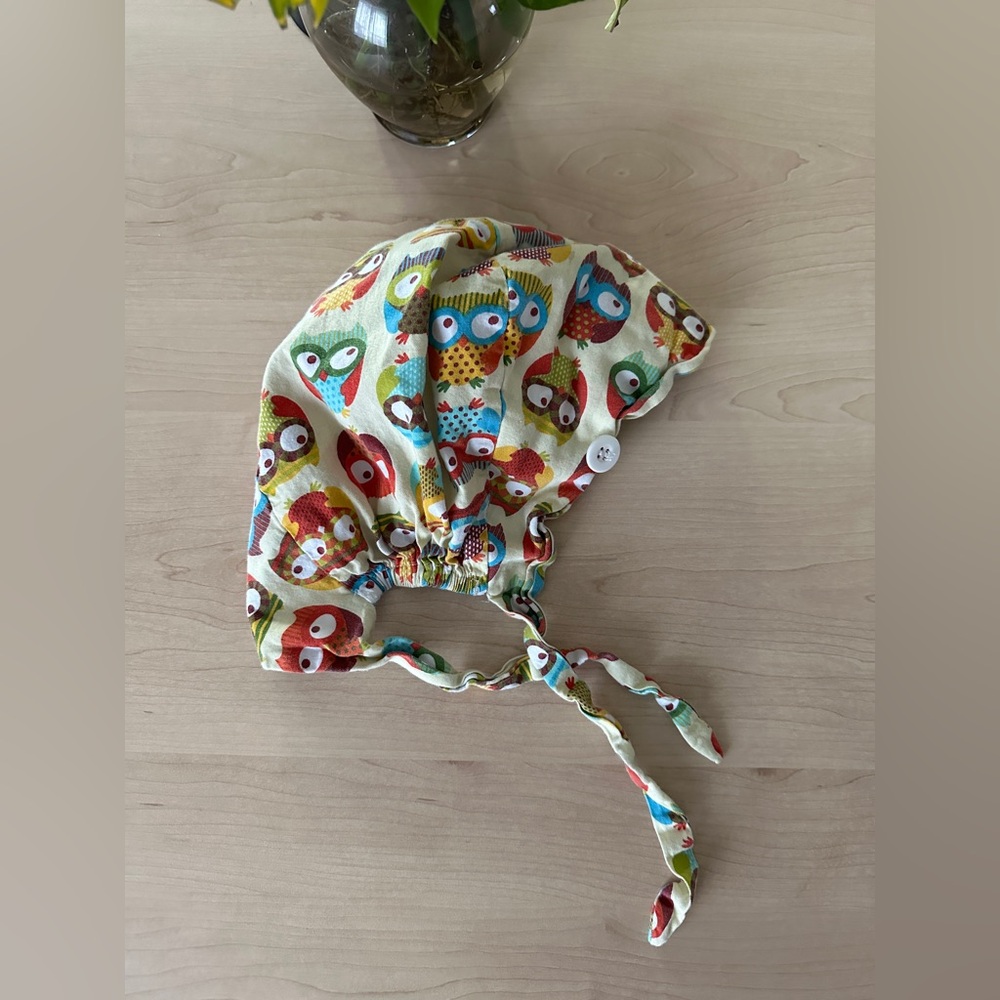 Colorful owl 🦉 OR scrub cap unisex